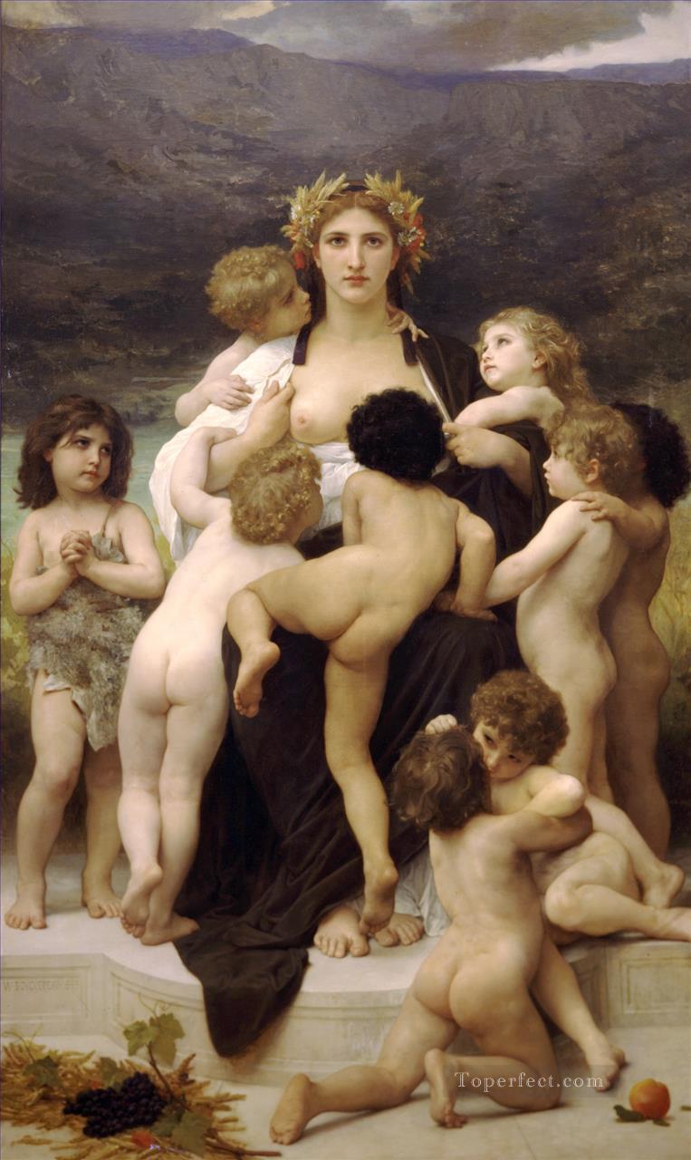 Alma Parens William Adolphe Bouguereau nude Oil Paintings